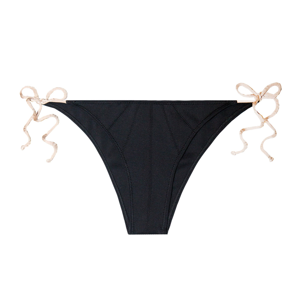CALI DREAMING - Seamed Dorado Bottom in Black Scuba
