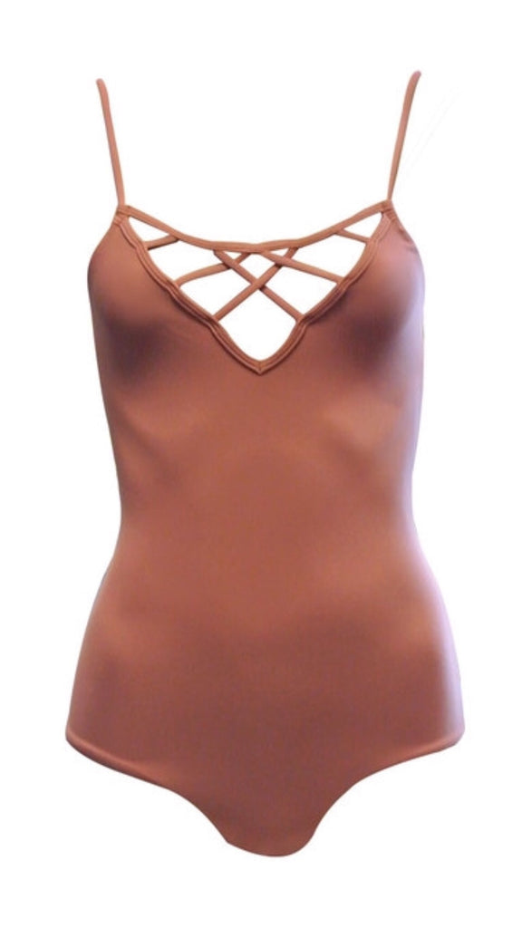 ISSA DE MAR - Sao Paulo One Piece in Honey